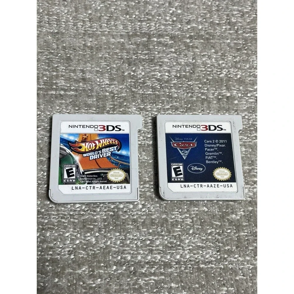 Nintendo 3DS Game bundle Cars 2 + Hot Wheels Worlds Best Driver